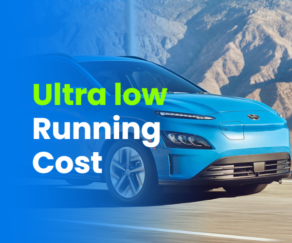 Ultra low running cost Hyundai Kona EV
